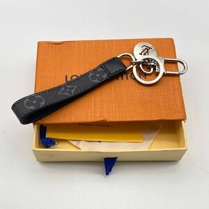 Louis Vuitton Monogram Eclipse Leather Dragonne Bag Charm & Keychain